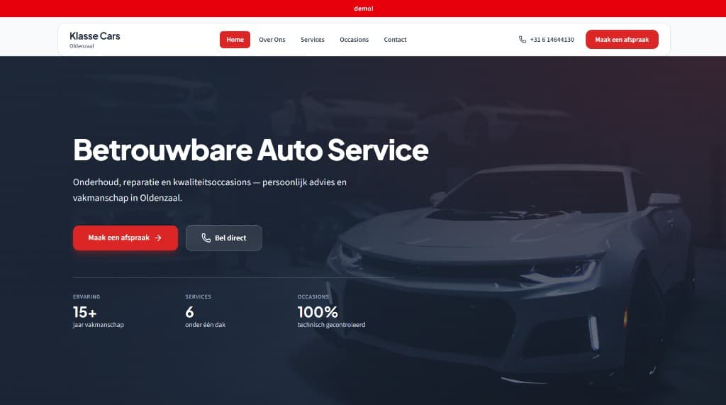 Screenshot van Klasse Cars